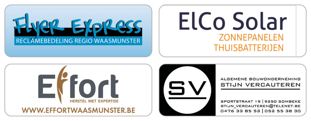 Sponsors van Vestjes Kermis, plaat 6