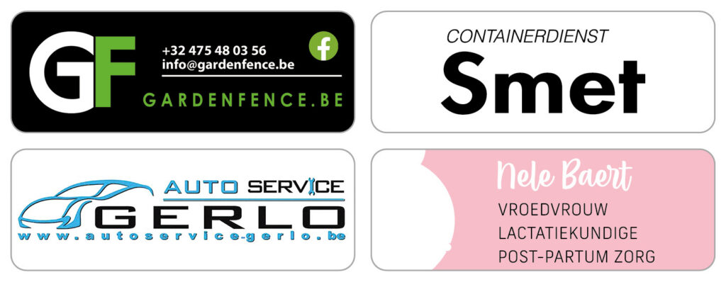 Sponsors van Vestjes Kermis, plaat 9